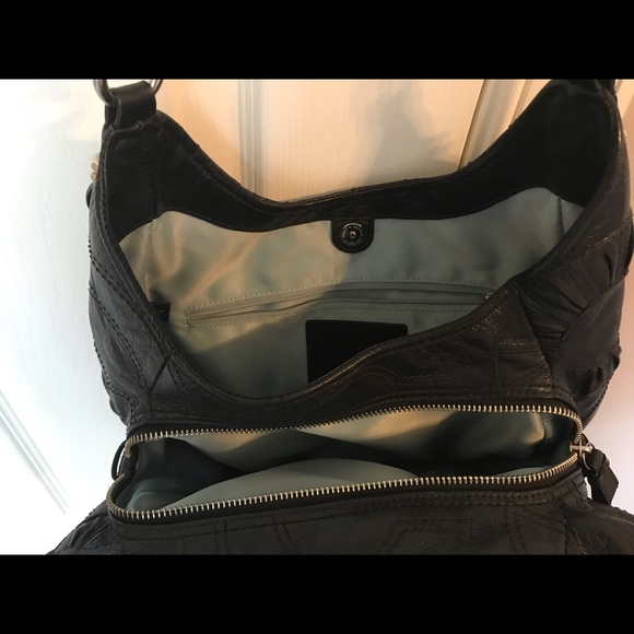 RARE Leather Embossed Coach Madison Maggie Op Art embossed - Picture 5 of 5